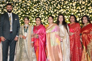 Celebs at Jayasudha Kapoor Elder Son Nihar Wedding Reception